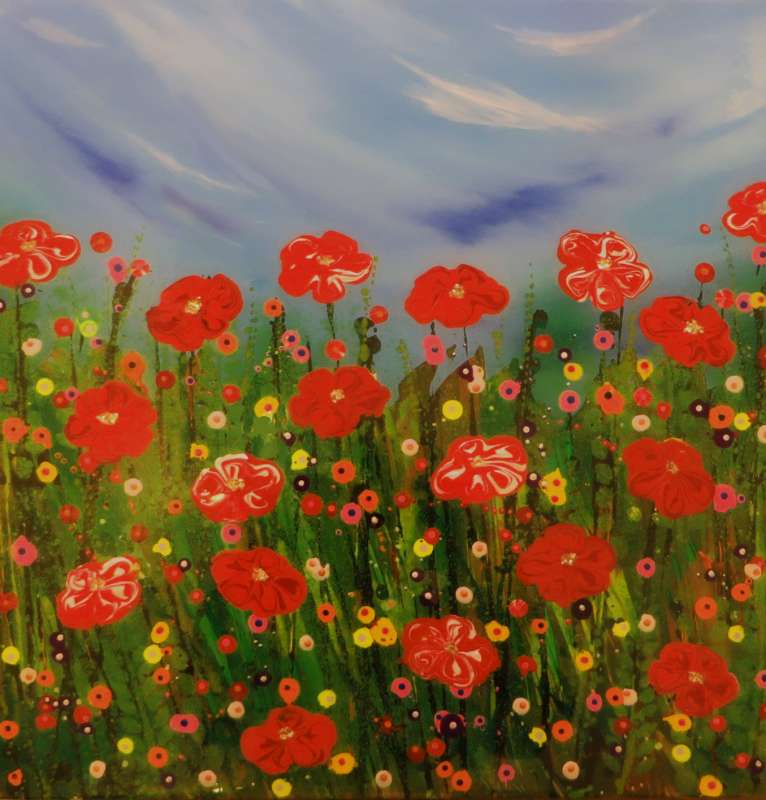Shiny Happy Poppies